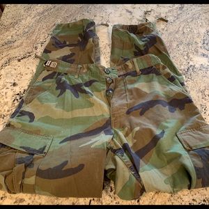 BDU camouflage pants